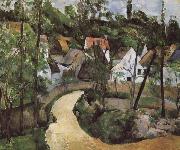 Paul Cezanne Road corner oil